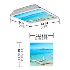 2 x 2 Fluorescent Light Filters Beach 002 by OCTO LIGHTS 10 2 x 2 Fluorescent Light Filters Beach 002 by OCTO LIGHTS -OCTO LIGHTS Shop octo lights ceiling light parts bea 002 2x2 c3 1000