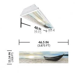 1 x 4 Fluorescent Light Filters Beach 003 by OCTO LIGHTS -OCTO LIGHTS Shop octo lights ceiling light parts bea 003 1x4 c3 1000
