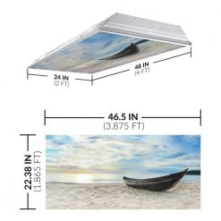 2 x 4 Fluorescent Light Filters Beach 003 by OCTO LIGHTS -OCTO LIGHTS Shop octo lights ceiling light parts bea 003 2x4 c3 1000