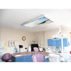 2 x 4 Fluorescent Light Filters Beach 003 by OCTO LIGHTS -OCTO LIGHTS Shop octo lights ceiling light parts bea 003 2x4 fa 1000