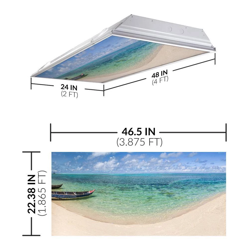 2 x 4 Fluorescent Light Filters Beach 005 by OCTO LIGHTS 4 2 x 4 Fluorescent Light Filters Beach 005 by OCTO LIGHTS - Image 2