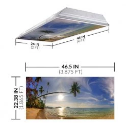 2 x 4 Fluorescent Light Filters Beach 006 by OCTO LIGHTS -OCTO LIGHTS Shop octo lights ceiling light parts bea 006 2x4 c3 1000