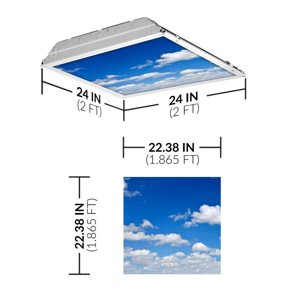 011 2 ft. x 2 ft. Fluorescent Light Filters by OCTO LIGHTS 4 011 2 ft. x 2 ft. Fluorescent Light Filters by OCTO LIGHTS - Image 2