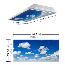 012 2 ft. x 4 ft. Fluorescent Light Filters by OCTO LIGHTS -OCTO LIGHTS Shop octo lights ceiling light parts cld 012 2x4 c3 1000
