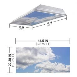 013 2 ft. x 4 ft. Fluorescent Light Filters by OCTO LIGHTS -OCTO LIGHTS Shop octo lights ceiling light parts cld 013 2x4 c3 1000