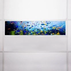Ocean 001 1 ft. x 4 ft. Flexible Decorative Light Diffuser Panels Ocean for Classrooms and Offices by OCTO LIGHTS -OCTO LIGHTS Shop octo lights ceiling light parts oce 001 1x4 76 1000