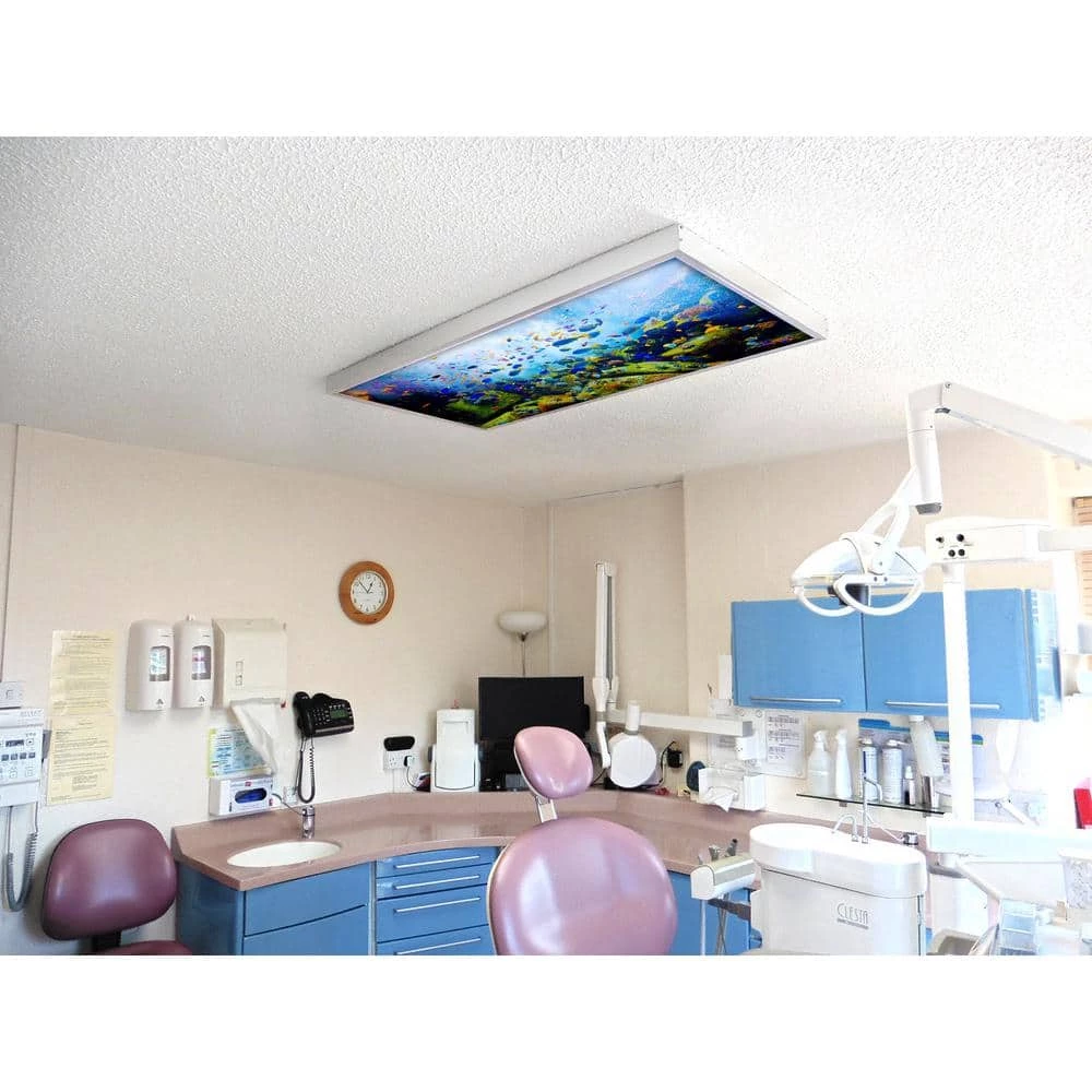 Ocean 001 2 ft. x 4 ft. Flexible Decorative Light Diffuser Panels Ocean for Classrooms and Offices by OCTO LIGHTS 8 Ocean 001 2 ft. x 4 ft. Flexible Decorative Light Diffuser Panels Ocean for Classrooms and Offices by OCTO LIGHTS - Image 6