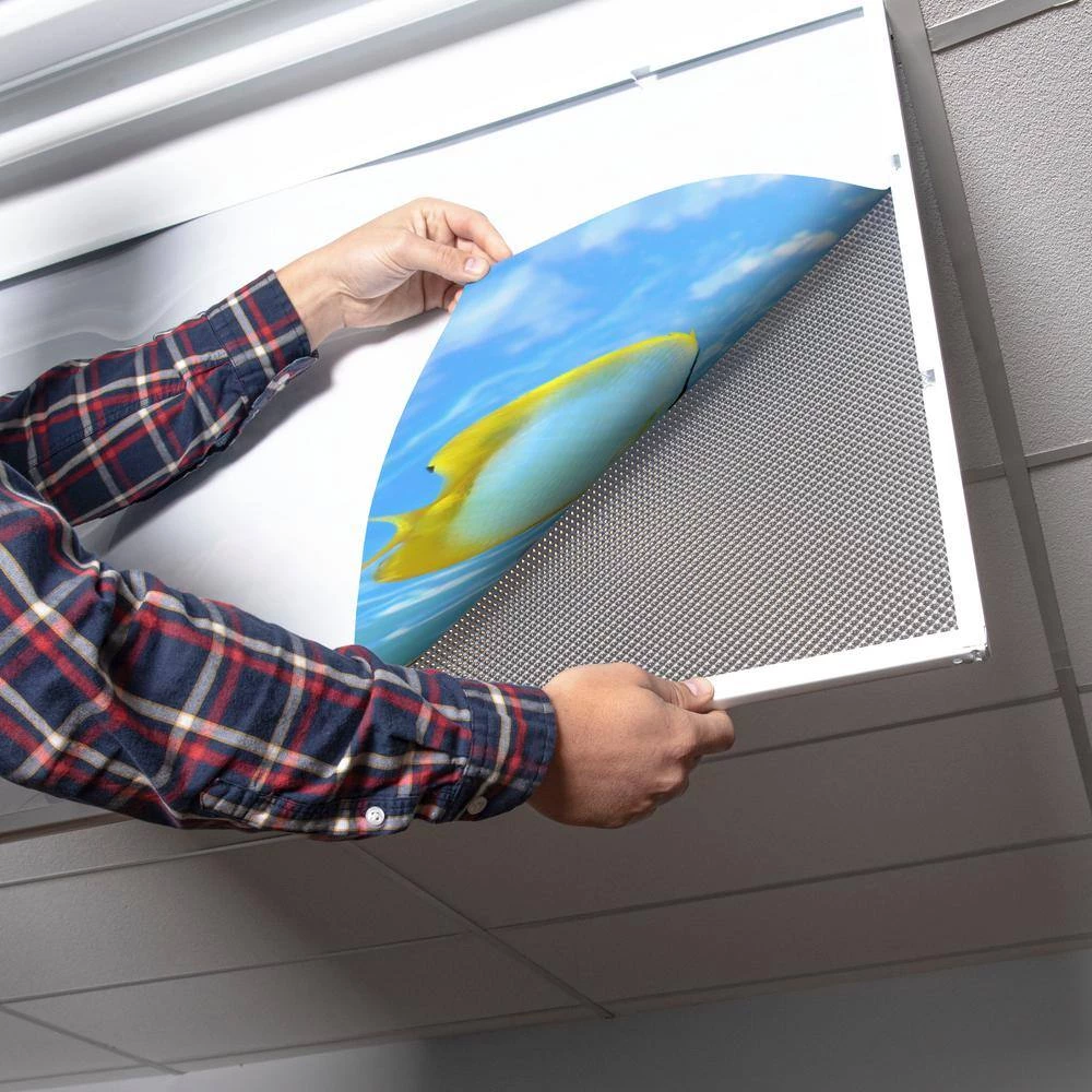 Ocean 006 2 ft. x 4 ft. Flexible Decorative Light Diffuser Panels Ocean for Classrooms and Offices by OCTO LIGHTS 6 Ocean 006 2 ft. x 4 ft. Flexible Decorative Light Diffuser Panels Ocean for Classrooms and Offices by OCTO LIGHTS - Image 4