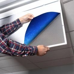 Ocean 007 2 ft. x 4 ft. Flexible Decorative Light Diffuser Panels Ocean for Classrooms and Offices by OCTO LIGHTS -OCTO LIGHTS Shop octo lights ceiling light parts oce 007 2x4 1f 1000