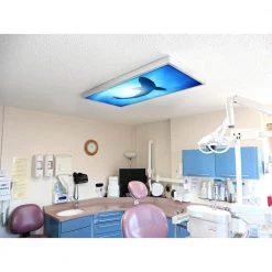 Ocean 007 2 ft. x 4 ft. Flexible Decorative Light Diffuser Panels Ocean for Classrooms and Offices by OCTO LIGHTS -OCTO LIGHTS Shop octo lights ceiling light parts oce 007 2x4 fa 1000