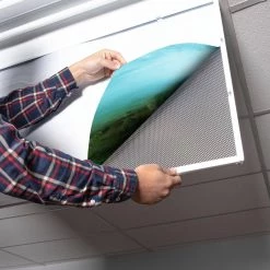 Waterfall 001 2 ft. x 2 ft. Fluorescent Light Filters by OCTO LIGHTS 12 Waterfall 001 2 ft. x 2 ft. Fluorescent Light Filters by OCTO LIGHTS -OCTO LIGHTS Shop octo lights ceiling light parts wat 001 2x2 1f 1000