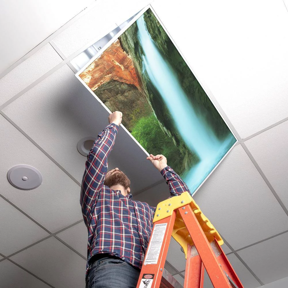 Waterfall 001 2 ft. x 2 ft. Fluorescent Light Filters by OCTO LIGHTS 7 Waterfall 001 2 ft. x 2 ft. Fluorescent Light Filters by OCTO LIGHTS - Image 5