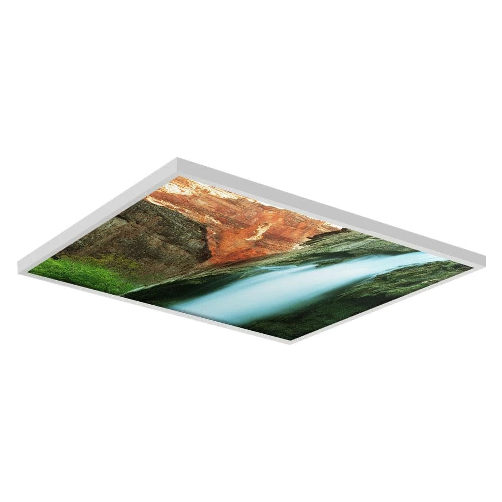 Waterfall 001 2 ft. x 2 ft. Fluorescent Light Filters by OCTO LIGHTS 3 Waterfall 001 2 ft. x 2 ft. Fluorescent Light Filters by OCTO LIGHTS