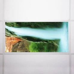 Waterfall 001 2 ft. x 4 ft. Fluorescent Light Filters by OCTO LIGHTS -OCTO LIGHTS Shop octo lights ceiling light parts wat 001 2x4 76 1000