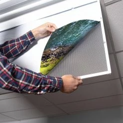 Waterfall 003 2 ft. x 4 ft. Fluorescent Light Filters by OCTO LIGHTS -OCTO LIGHTS Shop octo lights ceiling light parts wat 003 2x4 1f 1000