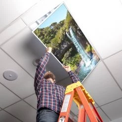 Waterfall 003 2 ft. x 4 ft. Fluorescent Light Filters by OCTO LIGHTS -OCTO LIGHTS Shop octo lights ceiling light parts wat 003 2x4 44 1000