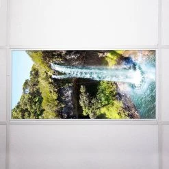 Waterfall 003 2 ft. x 4 ft. Fluorescent Light Filters by OCTO LIGHTS -OCTO LIGHTS Shop octo lights ceiling light parts wat 003 2x4 76 1000