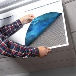 Waterfall 007 2 ft. x 4 ft. Fluorescent Light Filters by OCTO LIGHTS -OCTO LIGHTS Shop octo lights ceiling light parts wat 007 2x4 1f 1000