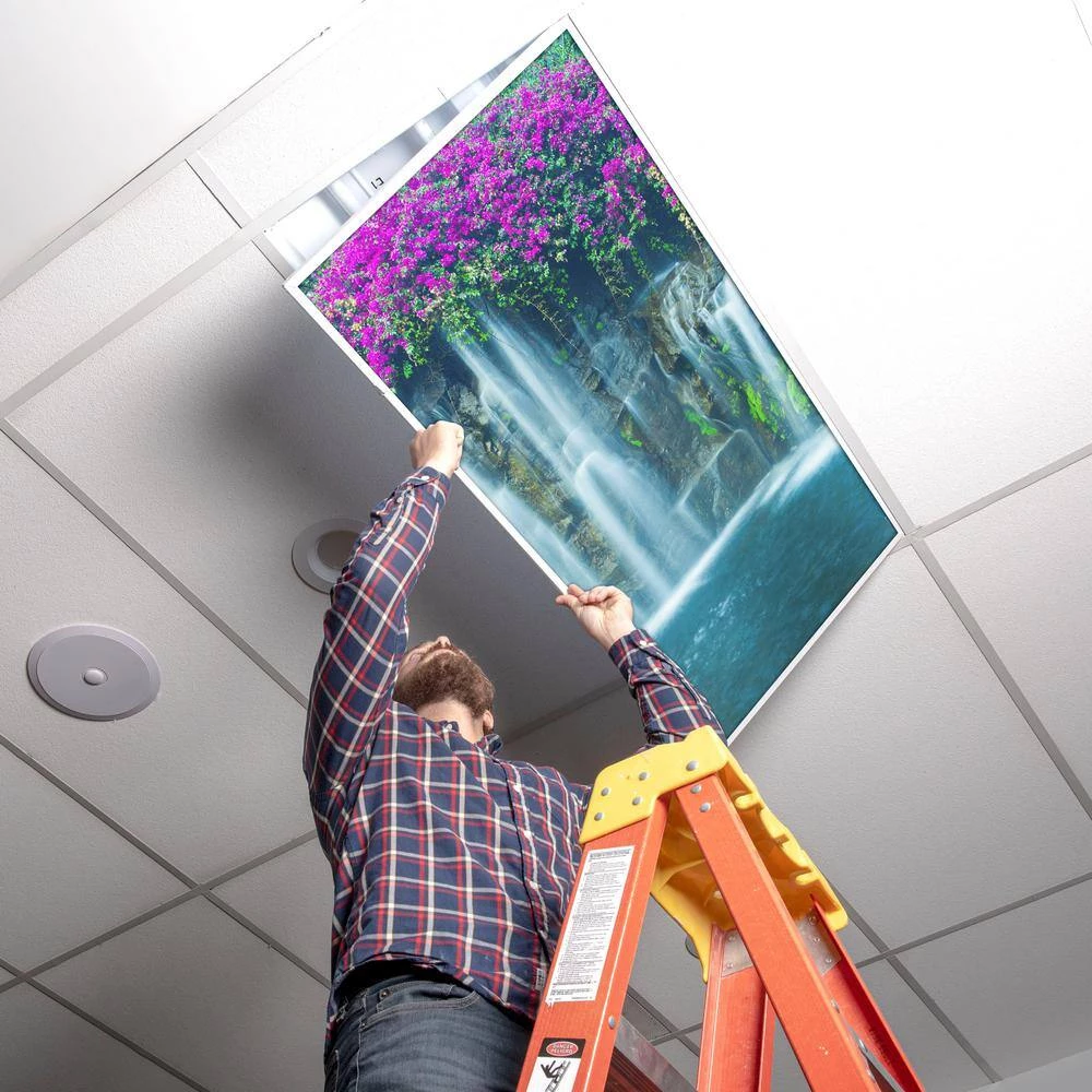 Waterfall 009 2 ft. x 2 ft. Fluorescent Light Filters by OCTO LIGHTS 7 Waterfall 009 2 ft. x 2 ft. Fluorescent Light Filters by OCTO LIGHTS - Image 5