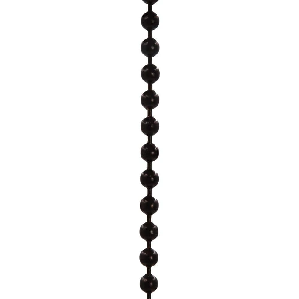 6 ft. Oil Rubbed Bronze Beaded Chain with Connector for Ceiling Fans by Commercial Electric 3 6 ft. Oil Rubbed Bronze Beaded Chain with Connector for Ceiling Fans by Commercial Electric