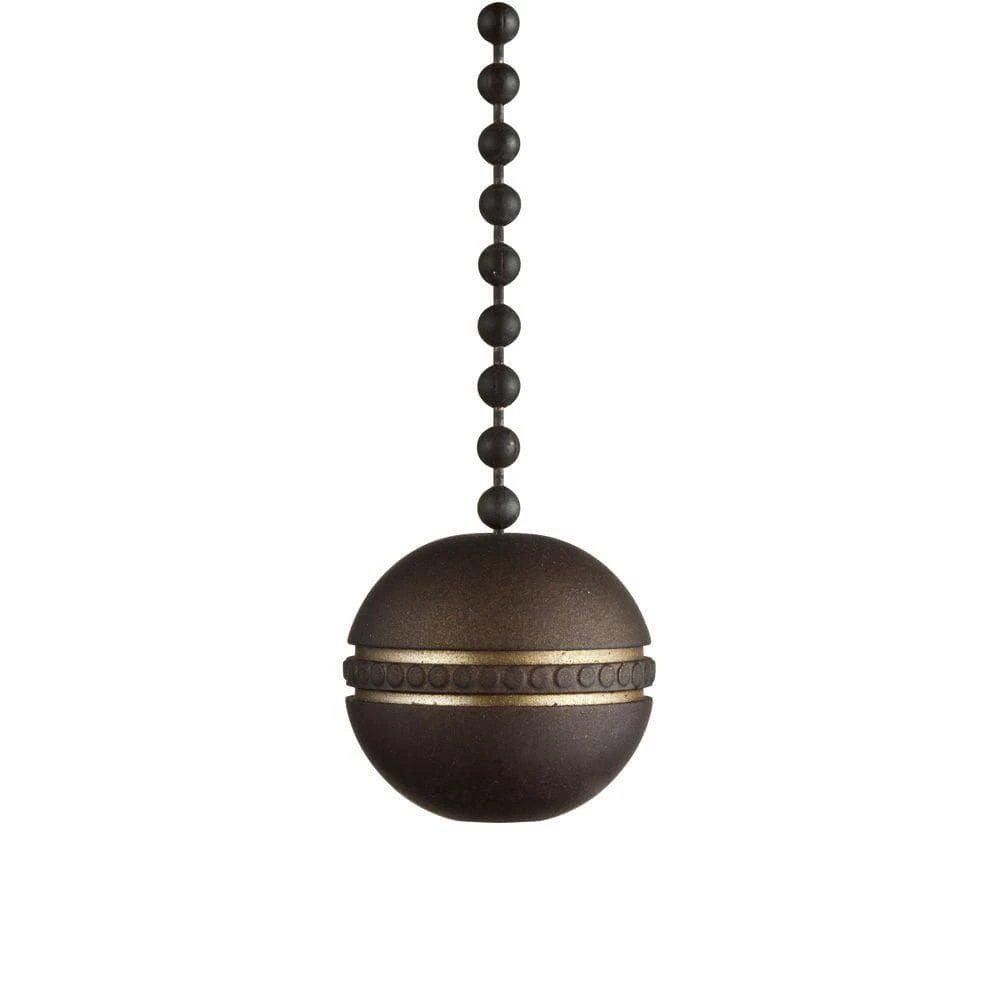 12 in. Oil Rubbed Bronze Beaded Ball Pull Chain by Commercial Electric 3 12 in. Oil Rubbed Bronze Beaded Ball Pull Chain by Commercial Electric