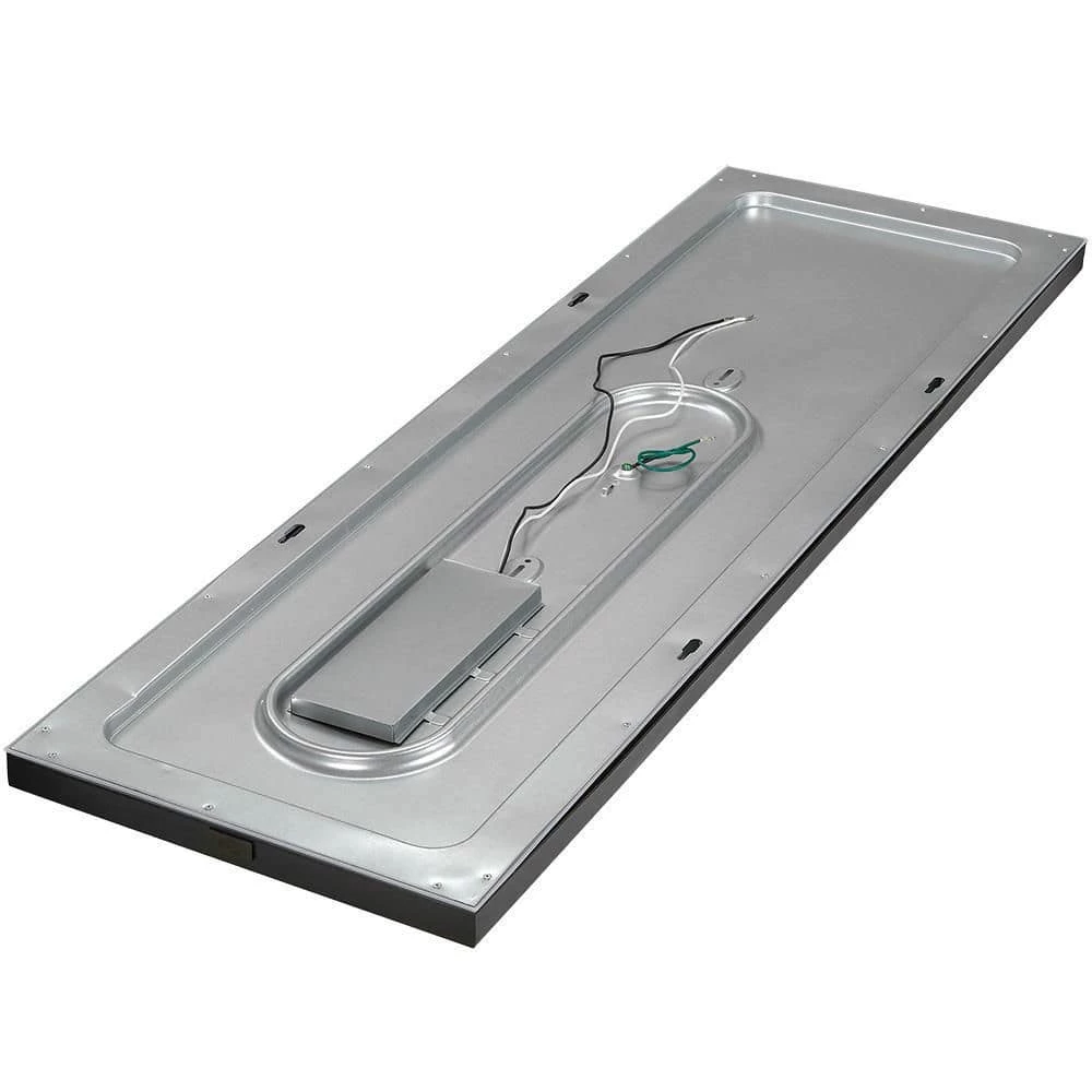 48 in. x 15 in. Low Profile Oil Rubbed Bronze Color Selectable LED Flush Mount Light w/Night Light Feature Crackle Lens by Commercial Electric 7 48 in. x 15 in. Low Profile Oil Rubbed Bronze Color Selectable LED Flush Mount Light w/Night Light Feature Crackle Lens by Commercial Electric - Image 5