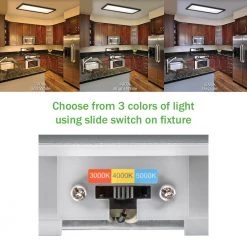 48 in. x 15 in. Low Profile Oil Rubbed Bronze Color Selectable LED Flush Mount Light w/Night Light Feature Crackle Lens by Commercial Electric 15 48 in. x 15 in. Low Profile Oil Rubbed Bronze Color Selectable LED Flush Mount Light w/Night Light Feature Crackle Lens by Commercial Electric -OCTO LIGHTS Shop oil rubbed bronze crackle commercial electric flush mount lights 56705111 40 1000