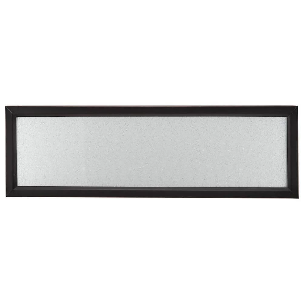 48 in. x 15 in. Low Profile Oil Rubbed Bronze Color Selectable LED Flush Mount Light w/Night Light Feature Crackle Lens by Commercial Electric 6 48 in. x 15 in. Low Profile Oil Rubbed Bronze Color Selectable LED Flush Mount Light w/Night Light Feature Crackle Lens by Commercial Electric - Image 4