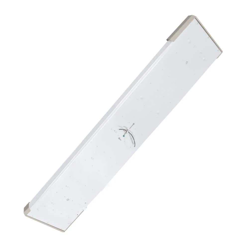 Mesha 48 in. x 10 in. Satin Nickel CCT Selectable LED Flush Mount Ceiling Light 4000 Dimmable Lumens by Commercial Electric 9 Mesha 48 in. x 10 in. Satin Nickel CCT Selectable LED Flush Mount Ceiling Light 4000 Dimmable Lumens by Commercial Electric - Image 7