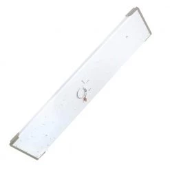 Moroccan 48 in. x 10 in. Satin Nickel CCT Selectable LED Flush Mount Ceiling Light 4000 Dimmable Lumens by Commercial Electric -OCTO LIGHTS Shop satin nickel commercial electric flush mount lights lf1239nk748lfch c3 1000