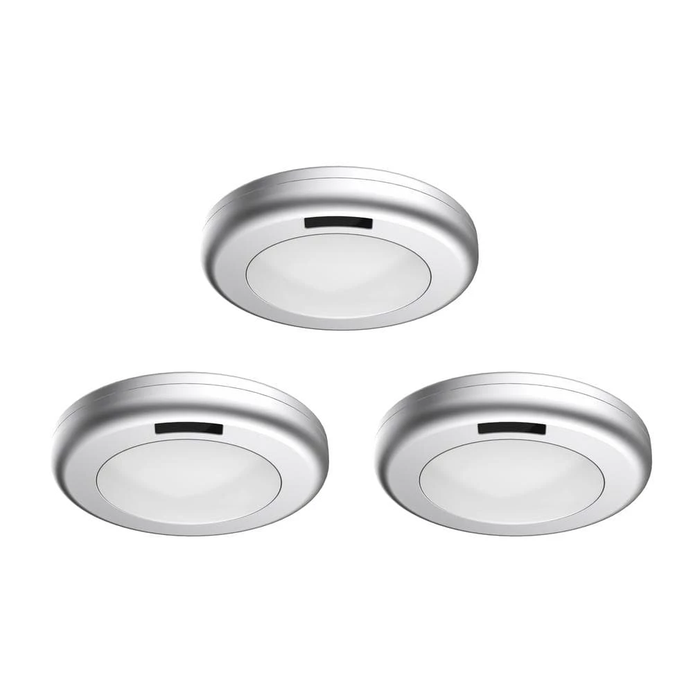 3-Light LED Puck Light Kit by Commercial Electric 3 3-Light LED Puck Light Kit by Commercial Electric