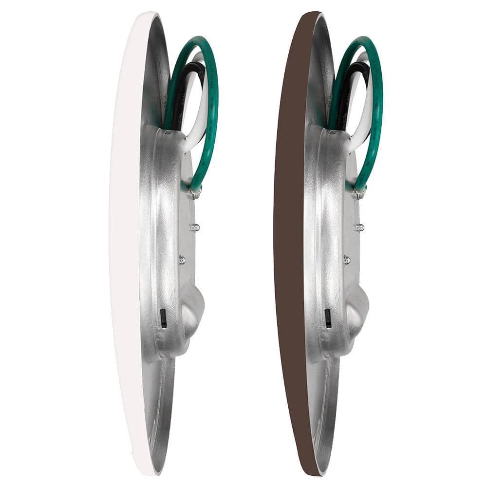 5 in. Mini Closet Light LED Flush Mount with White and Bronze Trims Fits 3.5 in. 4 in. Junction Boxes 7-Watts 650 Lumens by Commercial Electric 9 5 in. Mini Closet Light LED Flush Mount with White and Bronze Trims Fits 3.5 in. 4 in. Junction Boxes 7-Watts 650 Lumens by Commercial Electric - Image 7