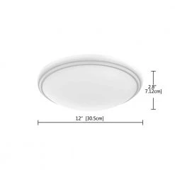 12 in. White and Matte Black Selectable LED Flush Mount with Interchangeable Trim by Commercial Electric 15 12 in. White and Matte Black Selectable LED Flush Mount with Interchangeable Trim by Commercial Electric -OCTO LIGHTS Shop white and matte black commercial electric flush mount lights ca8aa018er125wb fa 1000