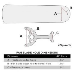 White/Antique Reversible Replacement Ceiling Fan Blades (5-Pack) for 42 in. Ceiling Fans by Commercial Electric -OCTO LIGHTS Shop white antique commercial electric ceiling fan blades 813412 1f 1000