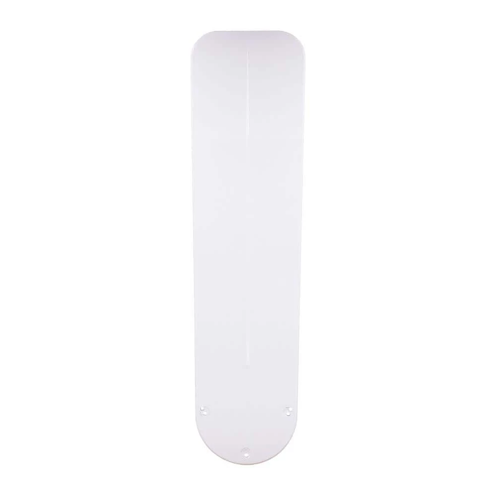 Modern White Replacement Indoor/Outdoor Ceiling Fan Blades (5-Pack) for 52 in. Ceiling Fans by Commercial Electric 3 Modern White Replacement Indoor/Outdoor Ceiling Fan Blades (5-Pack) for 52 in. Ceiling Fans by Commercial Electric