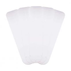 Traditional White Replacement Indoor/Outdoor Ceiling Fan Blades (5-Pack) for 52 in. Ceiling Fans by Commercial Electric -OCTO LIGHTS Shop white commercial electric ceiling fan blades 82625 4f 1000