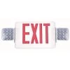 Combo 14-Watt Equivalent Integrated LED White Exit Sign and Emergency Light with Ni-Cad 9.6-Volt Battery by Commercial Electric -OCTO LIGHTS Shop white commercial electric emergency exit lights eecledrg120277 64 1000