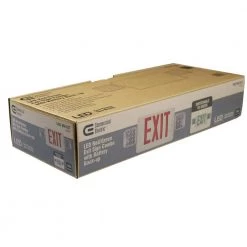 Combo 14-Watt Equivalent Integrated LED White Exit Sign and Emergency Light with Ni-Cad 9.6-Volt Battery by Commercial Electric -OCTO LIGHTS Shop white commercial electric emergency exit lights eecledrg120277 fa 1000