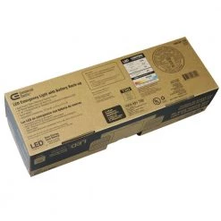 Rectangle 11-Watt Equivalent Integrated LED White Emergency Light with Ni-Cad 6.0-Volt Battery by Commercial Electric -OCTO LIGHTS Shop white commercial electric emergency exit lights emledrect120277 76 1000