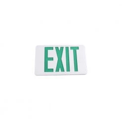 14-Watt Equivalent Integrated LED White Exit Sign with Ni-Cad 4.8-Volt Battery by Commercial Electric 12 14-Watt Equivalent Integrated LED White Exit Sign with Ni-Cad 4.8-Volt Battery by Commercial Electric -OCTO LIGHTS Shop white commercial electric emergency exit lights exledrg120277 4f 1000