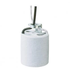 Porcelain Ceiling Fan Fixture Socket by Commercial Electric
