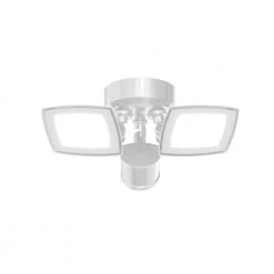30-Watt White Outdoor Integrated LED Twin Head Motion-Activated Flood Light, 3000 Lumens by Commercial Electric -OCTO LIGHTS Shop white commercial electric flood lights fsxd30 ms 4k wh 66 1000