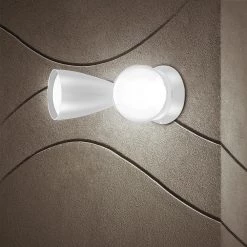 Twin-Head Directional White Outdoor Integrated LED Flood Light for Outdoor Security Lighting with Photocell by Commercial Electric -OCTO LIGHTS Shop white commercial electric flood lights tpar2 pc wh 77 1000