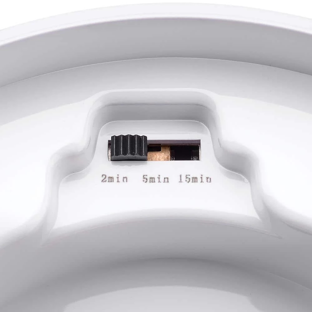 Spin Light 7 in. Motion Sensor LED Flush Mount Ceiling Light Customize Hold Times Closet Rated 830 Lumens 4000K by Commercial Electric 5 Spin Light 7 in. Motion Sensor LED Flush Mount Ceiling Light Customize Hold Times Closet Rated 830 Lumens 4000K by Commercial Electric - Image 3