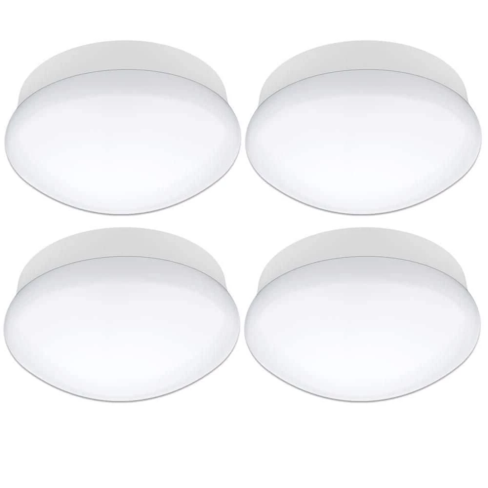 Spin Light 11 in. LED Flush Mount Ceiling Light High Output 1600 Lumens 22-Watt 4000K Bright White (4-Pack) by Commercial Electric 9 Spin Light 11 in. LED Flush Mount Ceiling Light High Output 1600 Lumens 22-Watt 4000K Bright White (4-Pack) by Commercial Electric - Image 7