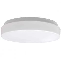 Low Profile 7 in. White Round 4000K Bright White LED Flush Mount Ceiling Light Fixture 810 Lumens Modern Smooth Cover by Commercial Electric -OCTO LIGHTS Shop white commercial electric flush mount lights 54663141 4f 1000