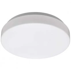 Low Profile 7 in. White Round 4000K Bright White LED Flush Mount Ceiling Light Fixture 810 Lumens Modern Smooth Cover by Commercial Electric