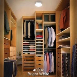 Spin Light 7 in. Closet Rated Selectable CCT LED Flush Mount Laundry Room Hallway Stairway Lighting (4-Pack) by Commercial Electric 23 Spin Light 7 in. Closet Rated Selectable CCT LED Flush Mount Laundry Room Hallway Stairway Lighting (4-Pack) by Commercial Electric -OCTO LIGHTS Shop white commercial electric flush mount lights 54690111 4pk 44 1000