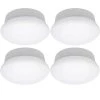 Spin Light 7 in. Closet Rated Selectable CCT LED Flush Mount Laundry Room Hallway Stairway Lighting (4-Pack) by Commercial Electric -OCTO LIGHTS Shop white commercial electric flush mount lights 54690111 4pk 64 1000