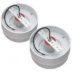 Spin Light 5 in. White LED Flush Mount Ceiling Light 600 Lumens 4000K Bright White Closet Basement Utility (2 Pack) by Commercial Electric -OCTO LIGHTS Shop white commercial electric flush mount lights 54692141 66 1000